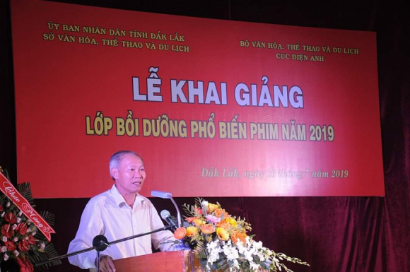 CỤC ĐIỂN ẢNH TỔ CHỨC LỚP BỒI DƯỠNG PHỔ BIẾN PHIM NĂM 2019, TẠI TỈNH ĐĂK LẮK