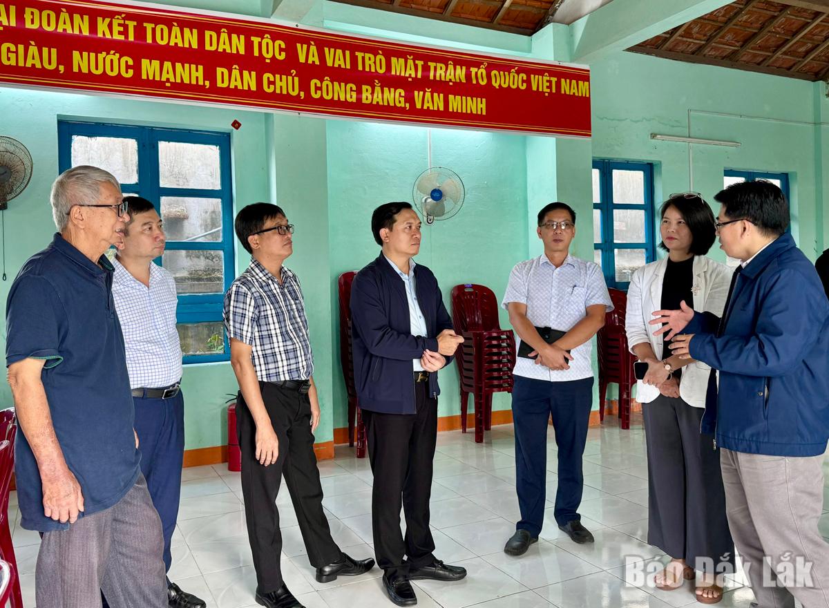 Đoàn giám sát số 9 kiểm tra công tác chuẩn bị bầu cử tại phường Phú Yên