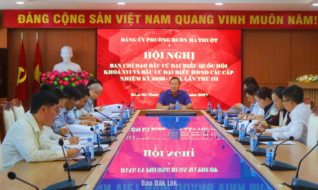 Phường Buôn Ma Thuột đẩy mạnh tuyên truyền, bảo đảm an toàn cho công tác bầu cử